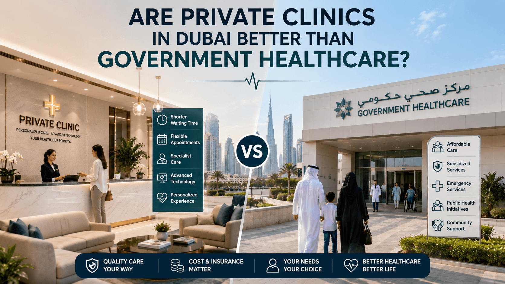 Are Private Clinics in Dubai Better Than Public Healthcare?